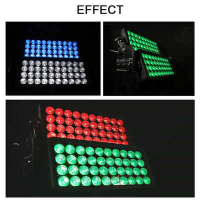 LED 800W Dış Mekan Sahne Aydınlatması Çift Katmanlı Şehir Renkli Aydınlatma Duvar Yıkama LED Projektör Bar DJ Bina Dekorasyonu IP65 DMX için
