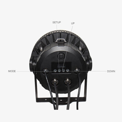 60*12W RGBW 4'ü 1 Arada IP65 Dış Mekan LED PAR Kutu Yükseltme Seti DMX512 Sahne Yıkama Işığı Düğün Etkinliği Bina Cephesi İçin