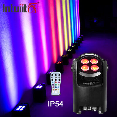 4X18W Rgbw 4 in 1 Led Par Light Wireless Battery Remote Control IR Wifi Led Par Stage Light