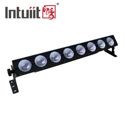 8*15W RGB Led Sahne Işıkları Bar Dj Strobe Parti Işıkları Bar 3 in 1 Duvar Yıkayıcı Işık DMX Kontrolü İçeride Kilise Noel Düğün Dansı için Otomatik Çalma