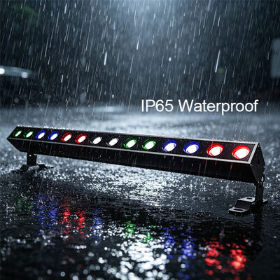 IP65 14*10W RGBW 4in1 LED Duvar Yıkayıcı Bar Işık Projeksiyon Işıkları Dışarıda Doğrusal DMX512