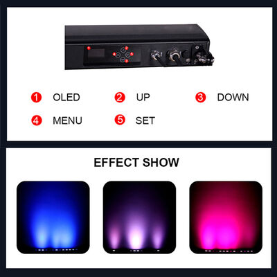 IP65 14*10W RGBW 4in1 LED Duvar Yıkayıcı Bar Işık Projeksiyon Işıkları Dışarıda Doğrusal DMX512