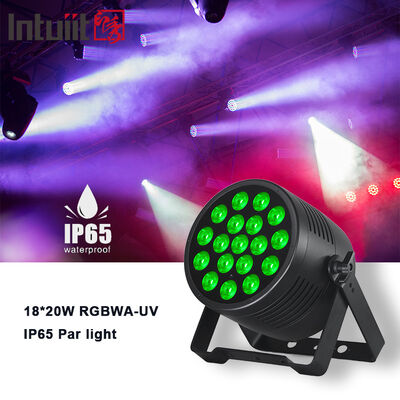 IP65 18x20w RGBAW UV LED Par Uplight Su geçirmez LED Par Light