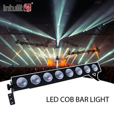 8*15W RGB Led Sahne Işıkları Bar Dj Strobe Parti Işıkları Bar 3 in 1 Duvar Yıkayıcı Işık DMX Kontrolü İçeride Kilise Noel Düğün Dansı için Otomatik Çalma