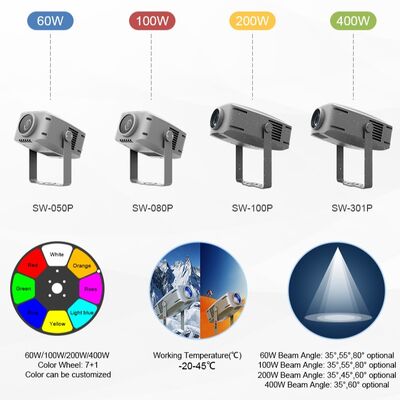 LED Water Wave Projector Light Outdoor IP65 Waterproof 60W 100W 200W 400W Ripple Effect Stage Lighting for Landscape Facade Decor