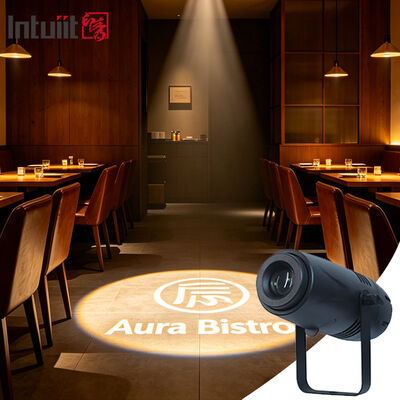 Döner 40W LED Logo Projeksiyonu düğün etkinliği sergi salonu için özel Gobo Işık Yüksek Tanımlı Dahili Projeksiyon Lampası