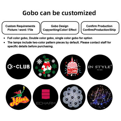 60W Yüksek Çözünürlüklü Led logo Projektör Işığı Açık IP65 Su Geçirmez Gobo Projektör Led Reklam Işıkları