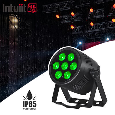 Uper Bright 7*20W RGBWA+UV 6in1 LED Par Light IP65 Dışarıdaki DMX512 Konser sahneleri için Gece Kulüpleri