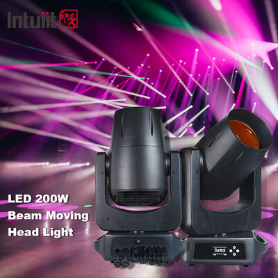 200W LED Işın Hareketli Kafa Işık IP66 Su Geçirmez Dış Mekan Sahne Aydınlatma DMX512 Otel Binası Landmark Tema Parkı Gösterisi için Kontrol
