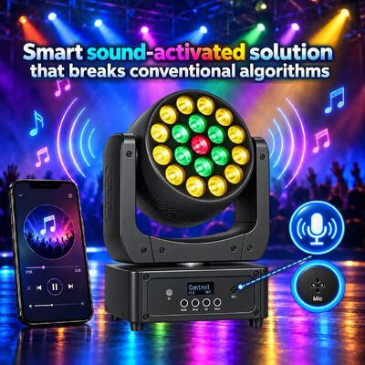 19x8w Rgbw 4in1 Hareketli Baş Yıkama Işığı Dj Disko Led Sahne Işıkları