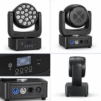 19x8w Rgbw 4in1 Hareketli Baş Yıkama Işığı Dj Disko Led Sahne Işıkları