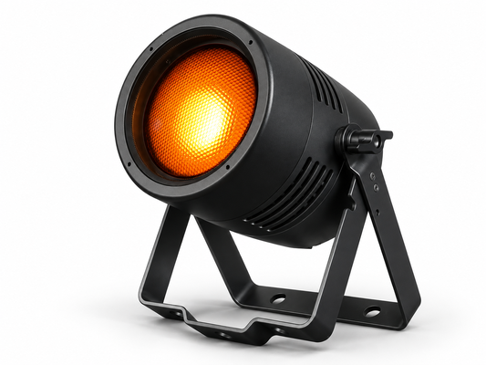 Led 100w Warm White 2797K Cob Par Light with 2w RGBA Back Light for Disco Party Ip65 Waterproof Dmx512 Led Par Lights