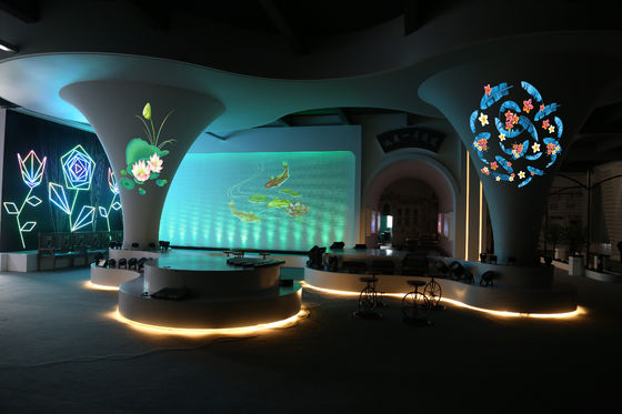 Animasyon efektleri ile özelleştirilmiş gobo led projektör su geçirmez görüntü projektörü 400W