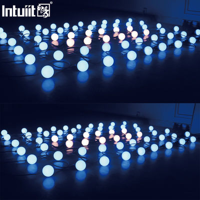 Bistro Dekoratif LED Dize Işıklar 15m 20 Piksel Ampuller Tatil Düğün Partisi Noel Işıkları