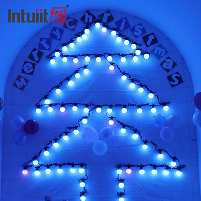 15 M 20 Piksel Ampul LED Sahne Işık Su Geçirmez Bahçe Noel Partisi Veranda Dekorasyon Dize Işık