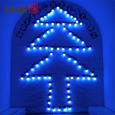 DMX RGB Ampul Noel Led Dize Işık Tatil Açık Peri Işıkları