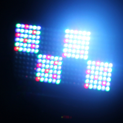 Gösteri Partisi için 240V Sahne LED Etkisi Işık 36 W RGB Tam Renkli Atomik Led Strobe Işık