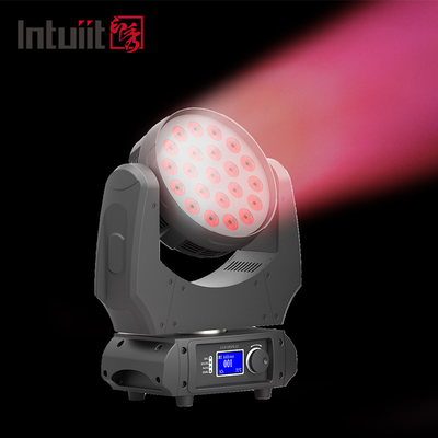 RGBW 4 - In - 1 Yakınlaştırma 5-60 Derece LED Işın Hareketli Baş Işığı Geniş Açı 12x10W