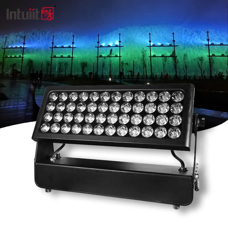 1500W Şehir Renkli Işık RGBW 4in1 Ip65 Su geçirmez Yüksek Bina Duvar Yıkama Işığı Şehir Renkli Işık