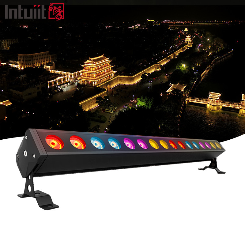 Yüksek Kaliteli Alüminyum Konut Dış Su geçirmez IP65 16x5w LED Duvar yıkayıcı doğrusal ışık
