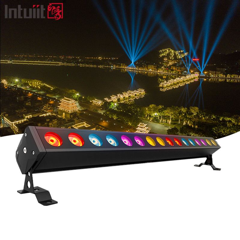 DMX512 Disko Işıklama Partiler DJ Gece Kulübü Sahne Işıkları RGBW 16x5w Duvar Yıkama LED Bar