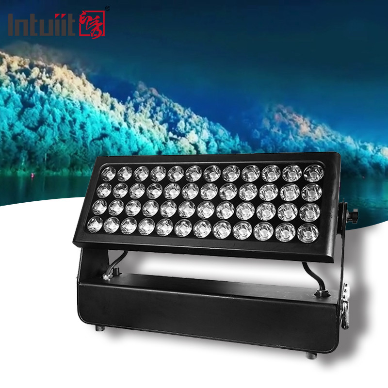 1500W Duvar yıkayıcı IP65 sahne ışığı RGBW projeksiyon lambası su geçirmez peyzaj aydınlatması DMX512 tam renkli LED sel lambaları