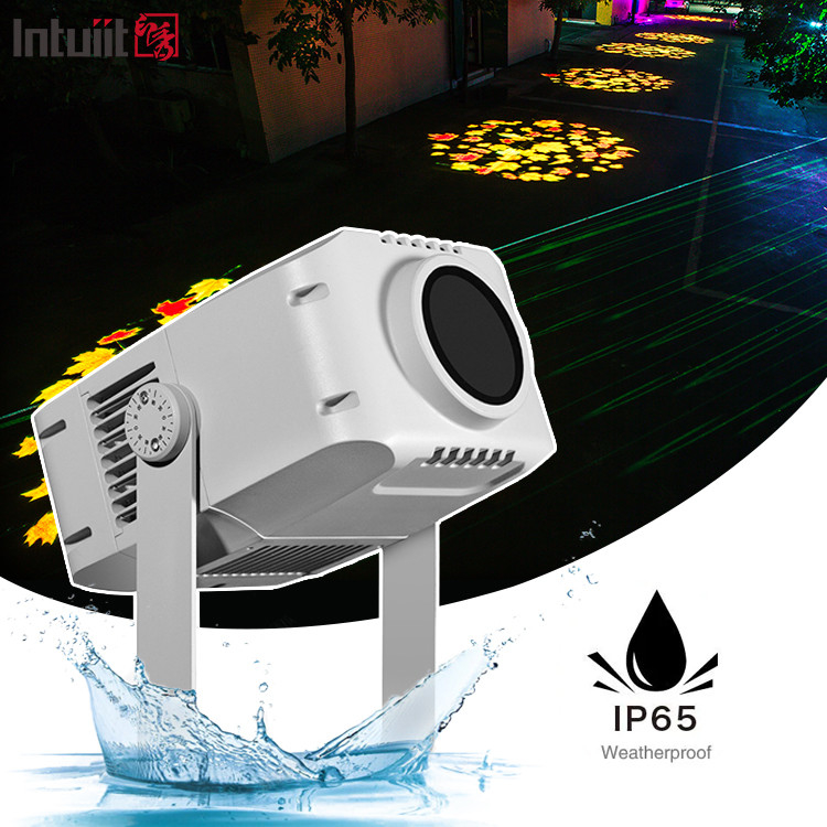 Su geçirmez 100W Özel Logo Reklam Döner Gobo Projector Işık Dış Reklam Işıkları