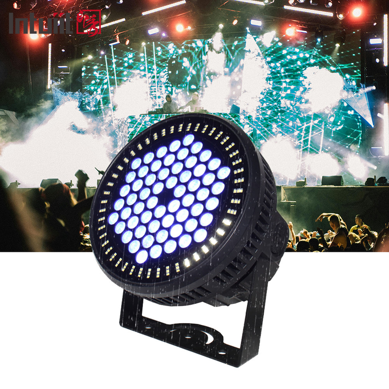 60x12W par light sahne aydınlatması rgbw renkli sahne ekipmanları par light led