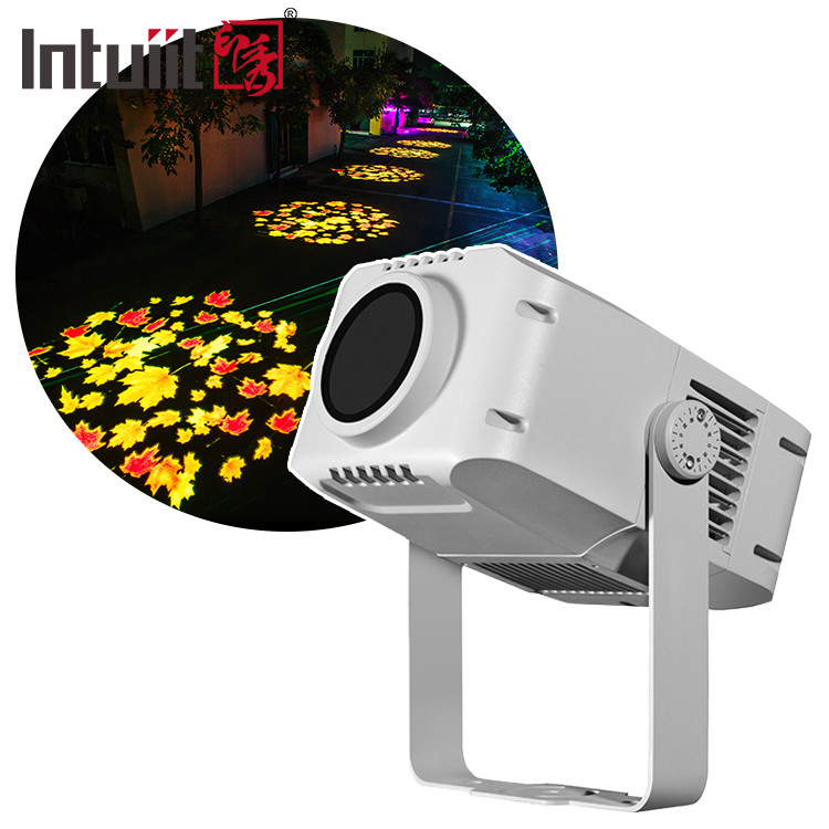 Gobo Projector Dış 100W Su geçirmez Reklam Özel Logo Tam renkli LED Su geçirmez Logo Proyektörü