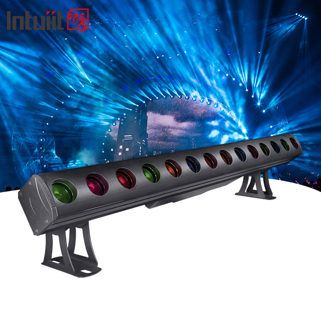 Kulüp Etkinlikleri Sahne Işığı LED Doğrusal RGBW Pixel Led Bar 14x15W Su geçirmez Dışarıda Led Pixel Tube Beam Lights Dj Sahne Işıkları