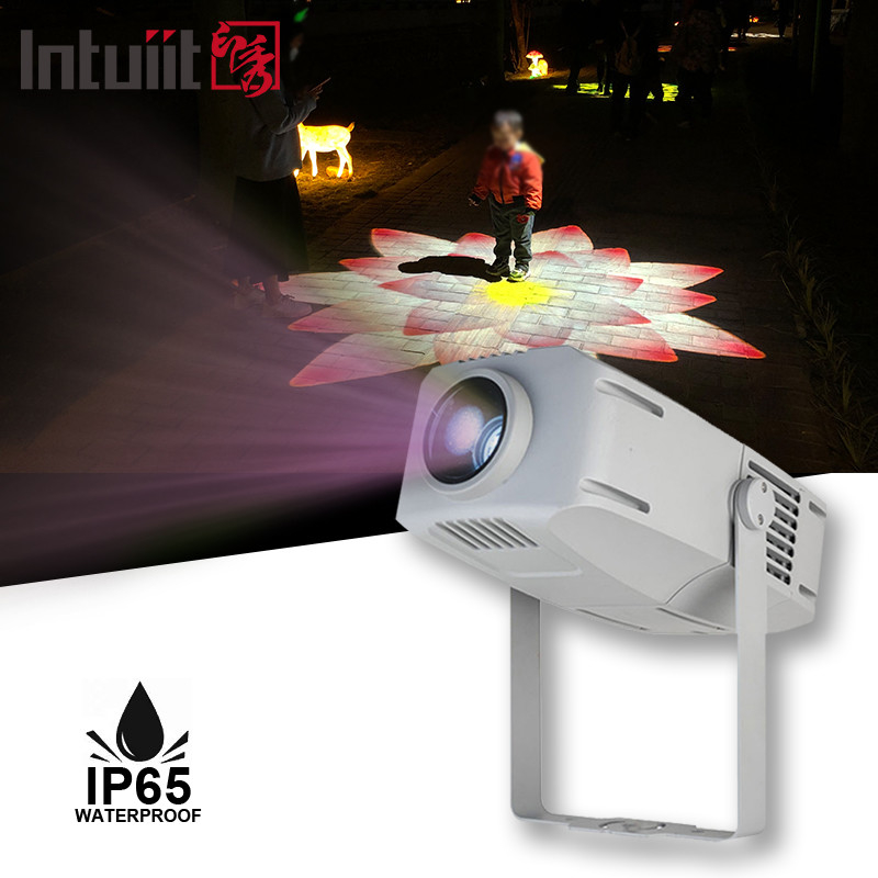 400w Zoom Gobo Projector Ip65 Parlaklık LED Dışarısı Noel logosu Gobo Reklam Işıkları