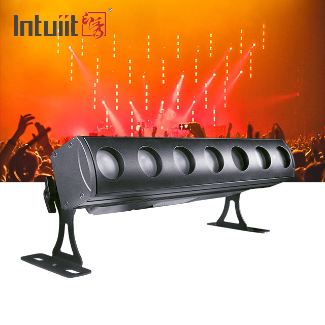 DMX Rgbw Renk Değiştirme 7x15W Çamaşır çubuğu Işık Ip65 Led Duvar Çamaşır makinesi Dışarı