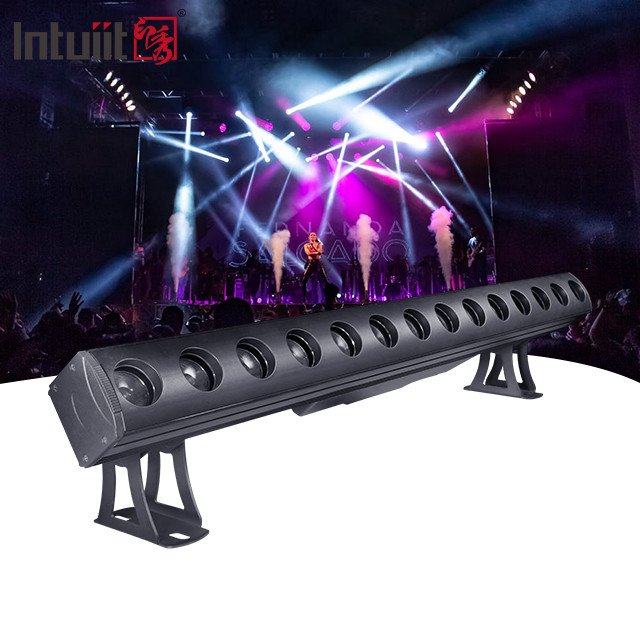 Dışarıda 14x15W lamba Duvar yıkama lambaları IP65 Dmx Kontrol Rgbw Led Duvar yıkama efekti sahne ışığı Bar Disko Partisi için
