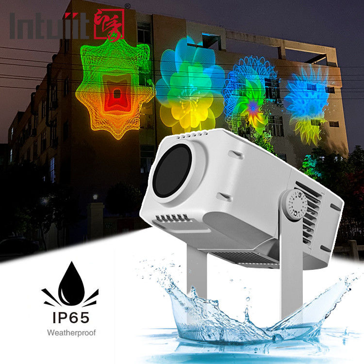 100W LED Logo GOBO Projector IP65 Su geçirmez DJ Etkisi Işık Otel Şirketleri Reklamcılık