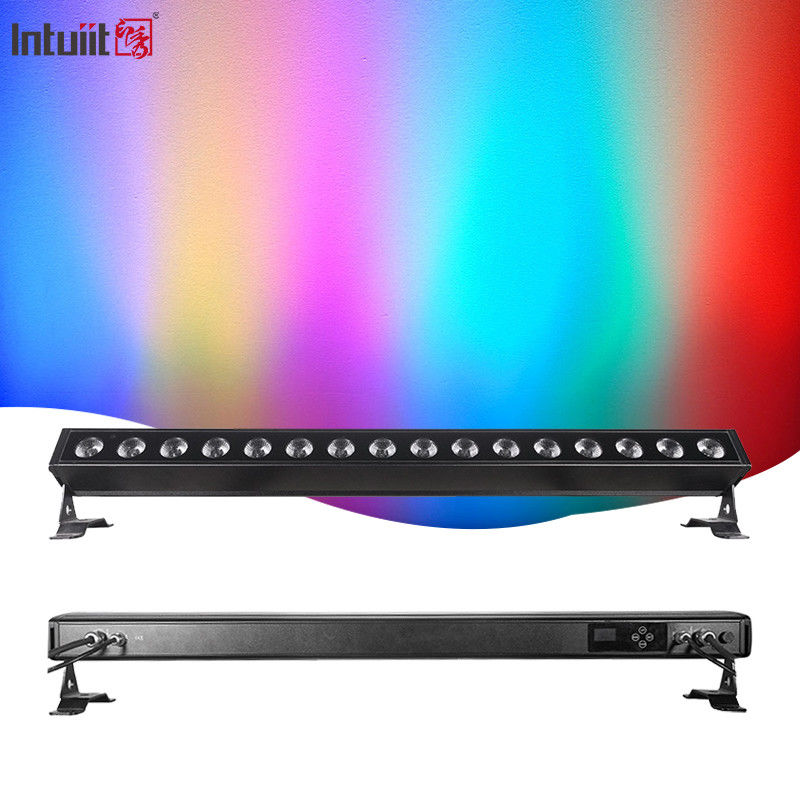 Ip65 Su geçirmez 16x5w doğrusal LED Dış Duvar Yıkama Lampası Rgbw Duvar Yıkama Işığı