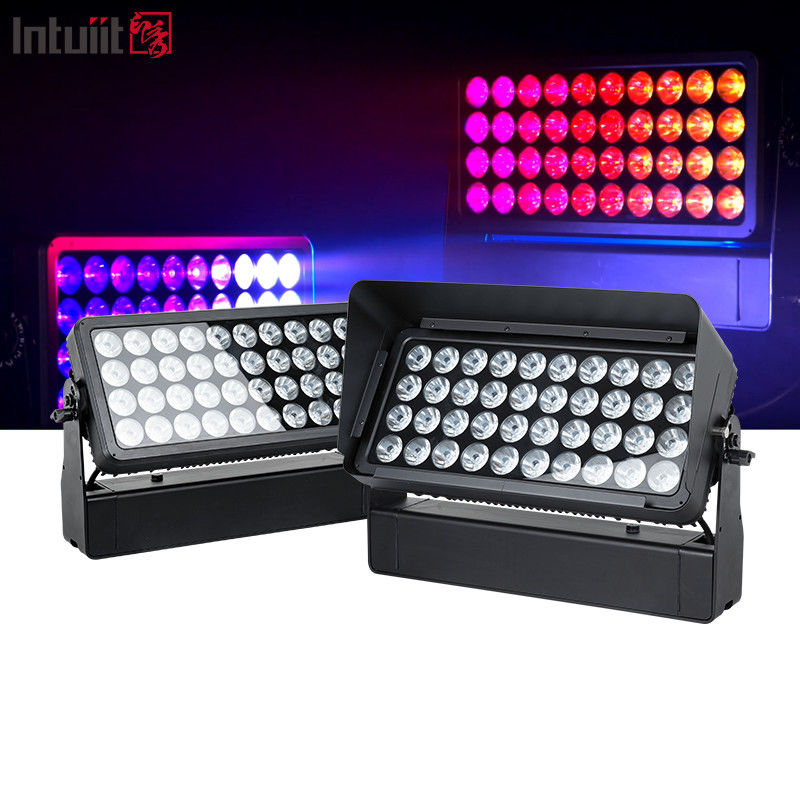 Led Şehir Renkli Işık 400W Dış Mimarlık Bina Led Duvar Yıkama Işığı 40pcs 10w Rgbw 4in1 Dış Duvar Yıkama Işığı