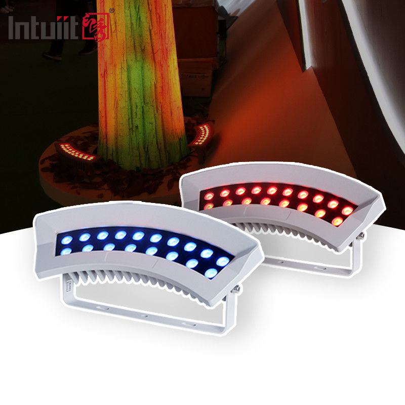 Led Tree Hug Lamp dış mekan dmx512 36W RGBW renkli bahçe nokta ışığı manzara aydınlatma IP65 Alüminyum led hug ağaç ışığı