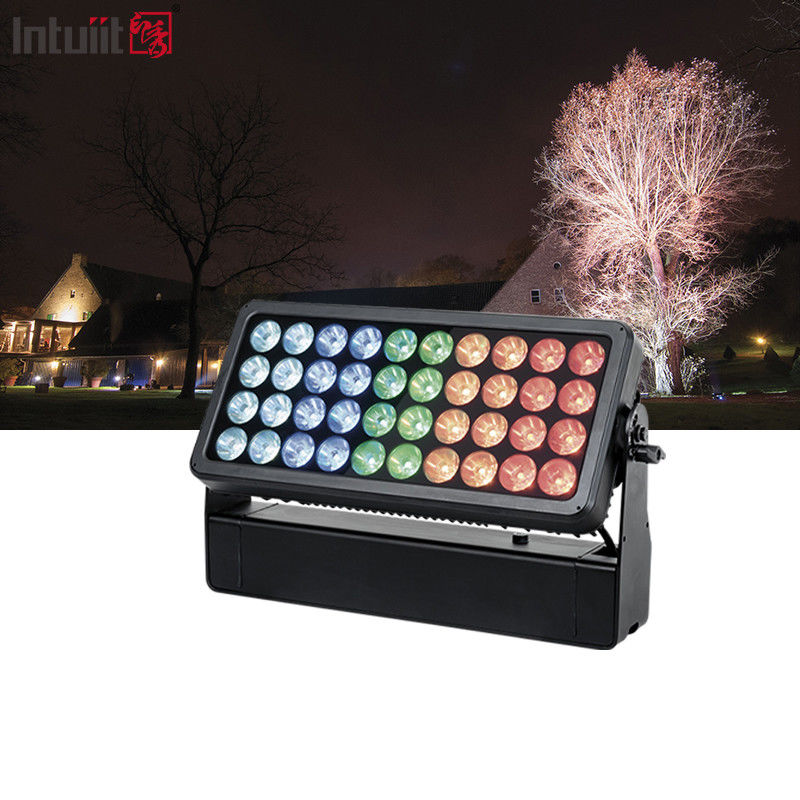 Su geçirmez 40x10w Rgbw 4 in 1 Dmx Dış Ip65 Led Şehir Rengi Işık Sahne Işıkları
