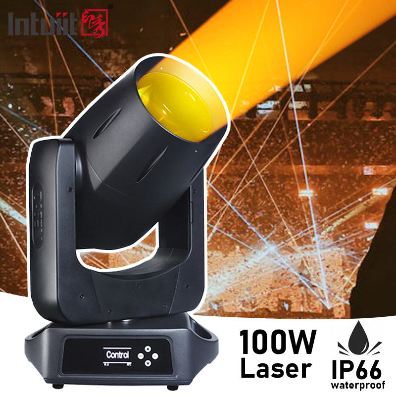 Sıcak Satış IP66 100W Lazer Su geçirmez Dışarıda Hareketli Baş Işıkları Sahne Işığı Sahne Konser Gösteri için