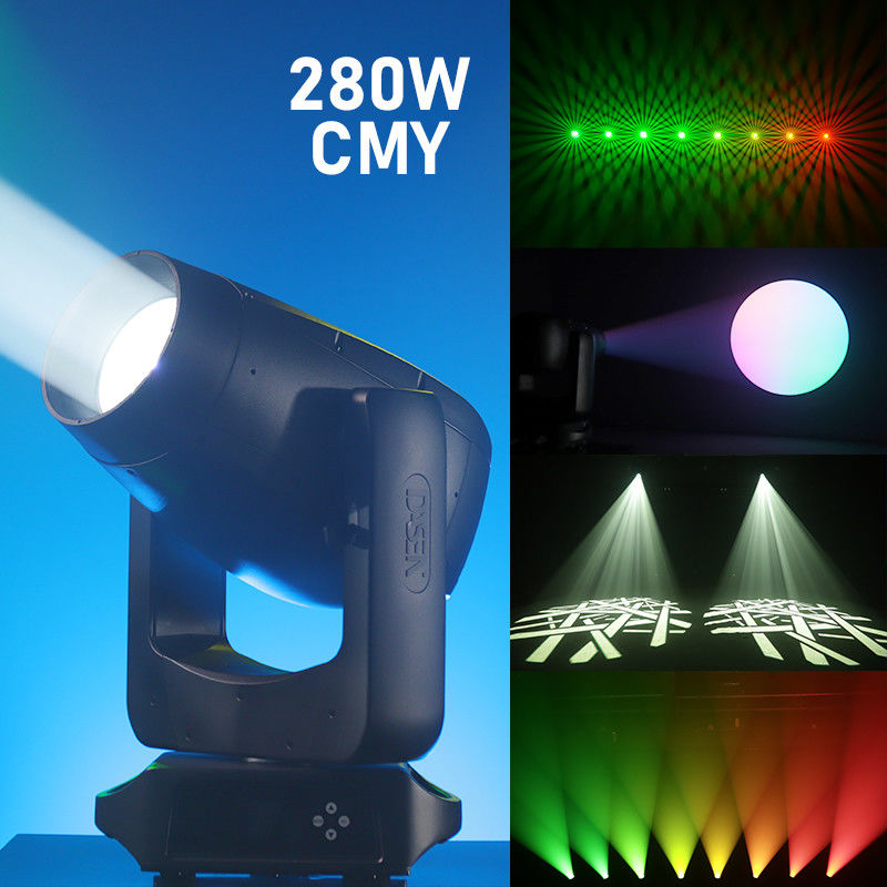 Konsert Kilisesi 280w LED BSW Parlaklık Noktası Çamaşırhane CMY IP66 Dışarıda Hareketli Baş Tiyatro Etkinliği Sahne Parlaklık Konser için