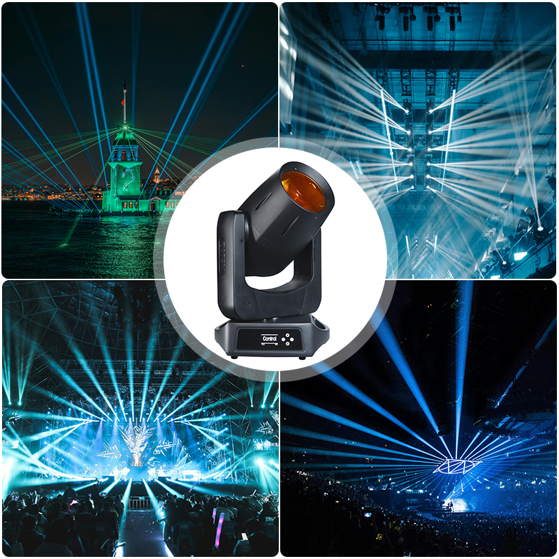 100W CMY Lazer Işığı Başlık Sahne Işığı Hareketli Başlık Işık IP66 Su geçirmez