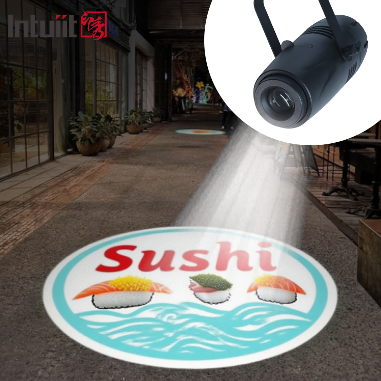 40W Özel LED Gobo Projektor Reklam için Statik veya Dinamik Görüntü