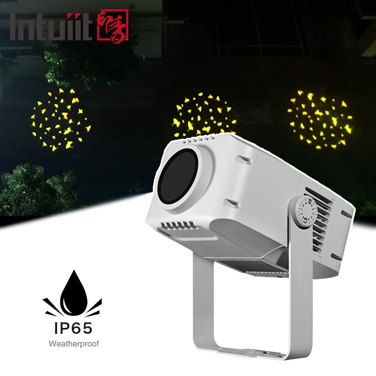 100w Özel Gobo Projektör Ip65 Yüksek Parlaklık Reklam Led Dış Mekan Noel Gobo Logo Projektör Reklam Işıkları