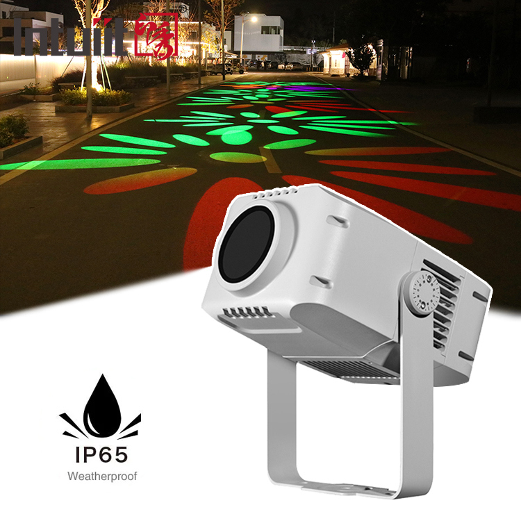 100W Dış Dekorasyon Dönüşüm Logo Gobo Projector LED Reklam Işığı