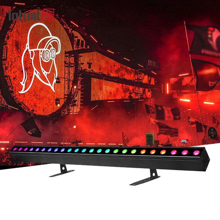 RGBW DMX LED Wall Washer Light Exterior IP20 24*2W with DMX Control Sound Activated Color Changing for Church Christmas Wedding Dance