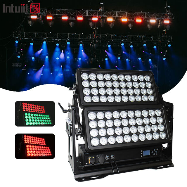 400W 800W 1500W Şehir Rengi DMX Kontrol Modu Su geçirmez LED Sahne Yıkama Işığı İki katmanlı Etkinlik için floodlight