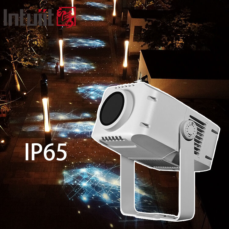 IP65 Waterproof Rotating LED 100W Projector - Aluminum Alloy Gobo Light for Custom Logo Advertising & Outdoor Branding