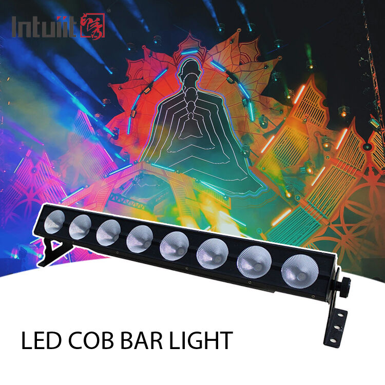 8x15w RGB 3in1 Pixel Bar LED COB Duvar Yıkamacı Bar Düğün için Işık