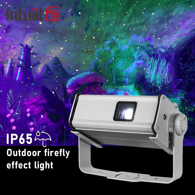 Profesyonel IP65 Su geçirmez 13W RGB Lazer Bahçe Işığı Ateşböceği Yıldız Projekörü Noel Manzarası Tatil Partisi Açık Hava Dekoru