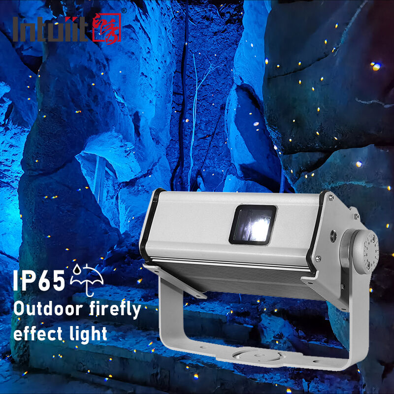 IP65 Su Geçirmez 13 W Açık Ateş Böceği Etkisi Işık Lazer Projektör Dinamik Parıldayan Yıldızlı Gökyüzü Lambası Park Orman Peyzaj Dekor için